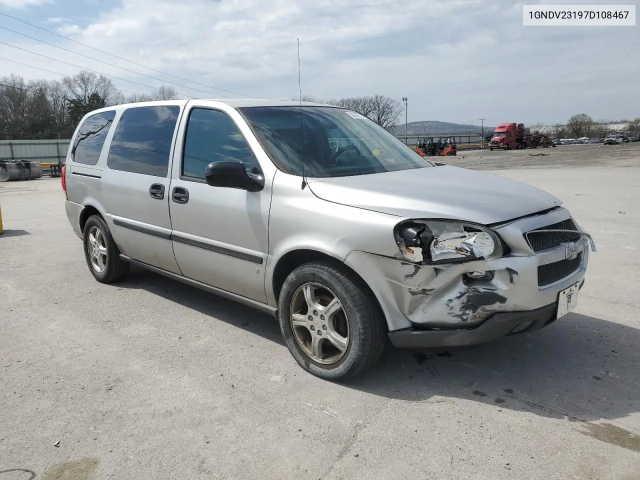 2007 Chevrolet Uplander Ls VIN: 1GNDV23197D108467 Lot: 50630605