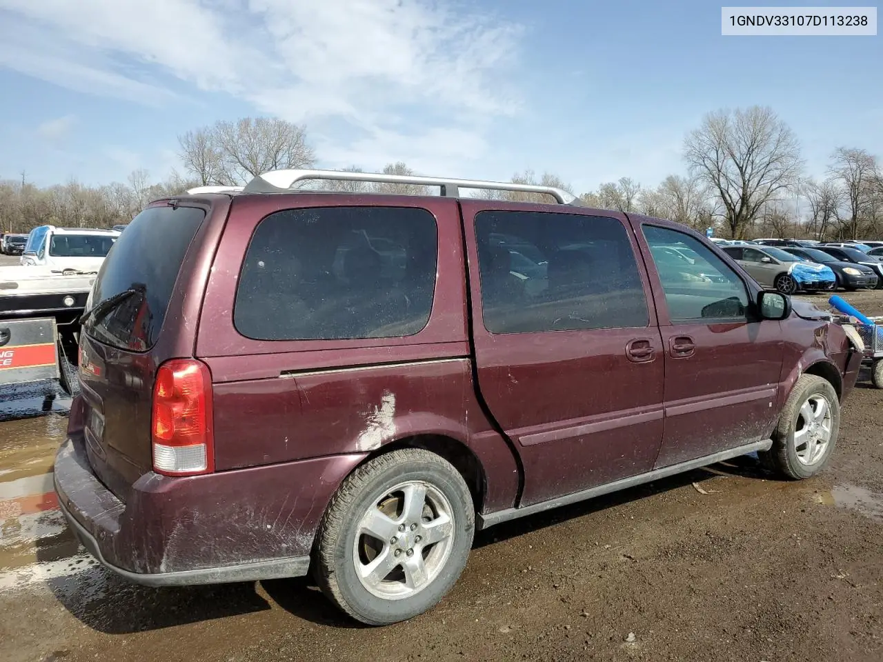 2007 Chevrolet Uplander Lt VIN: 1GNDV33107D113238 Lot: 51501155