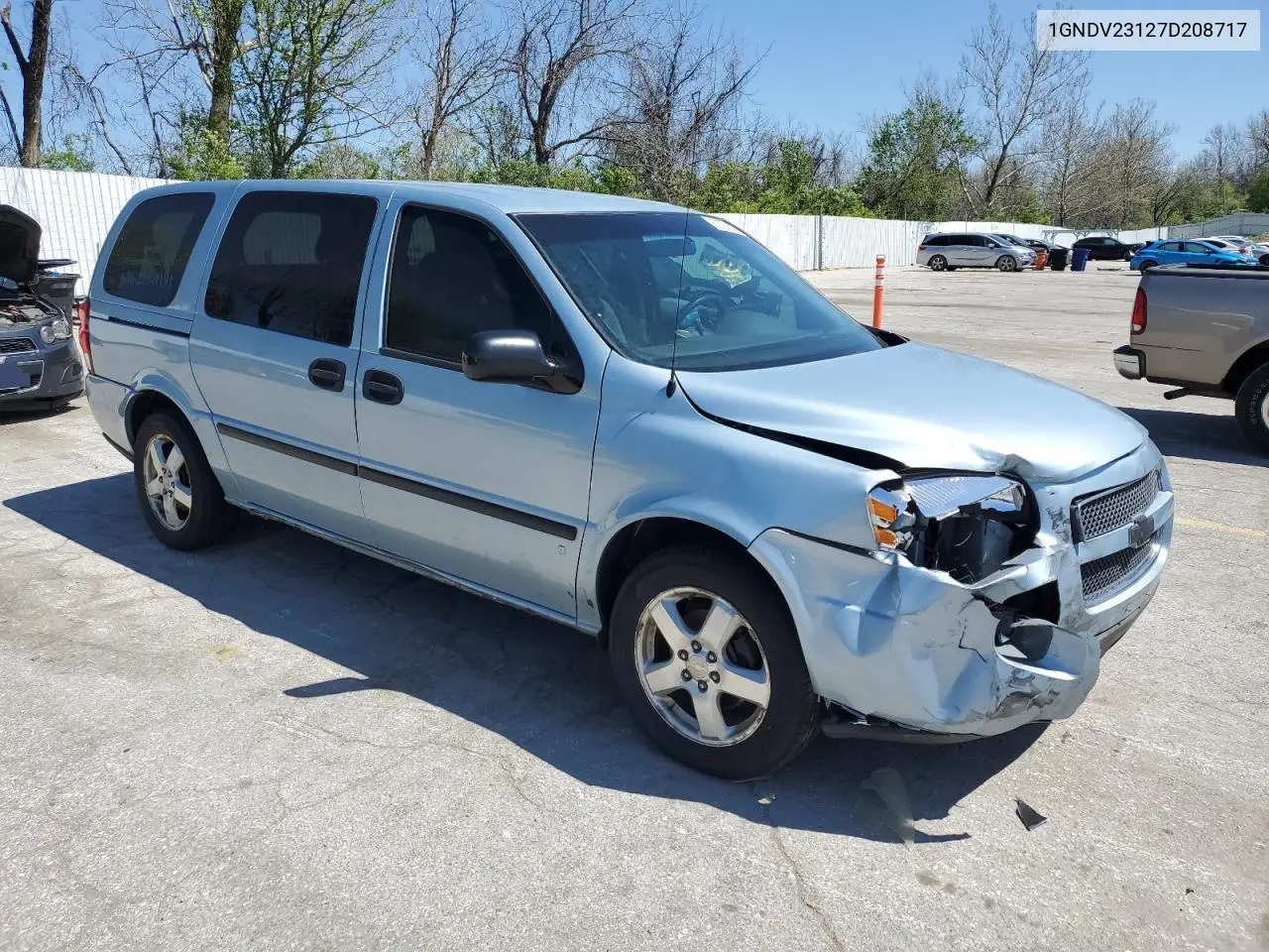 2007 Chevrolet Uplander Ls VIN: 1GNDV23127D208717 Lot: 52704335
