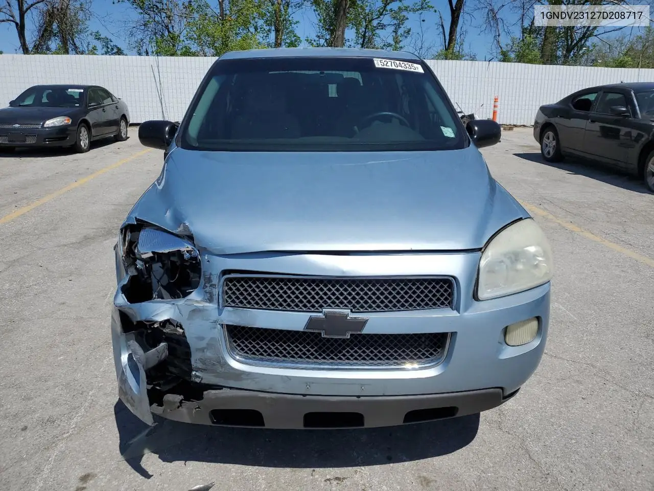 2007 Chevrolet Uplander Ls VIN: 1GNDV23127D208717 Lot: 52704335