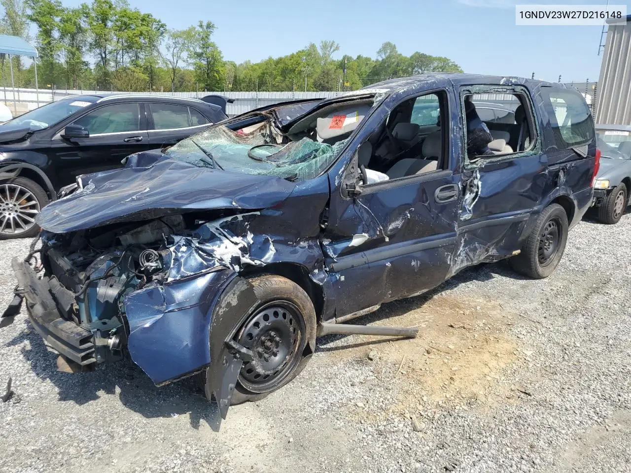 2007 Chevrolet Uplander Ls VIN: 1GNDV23W27D216148 Lot: 52876455