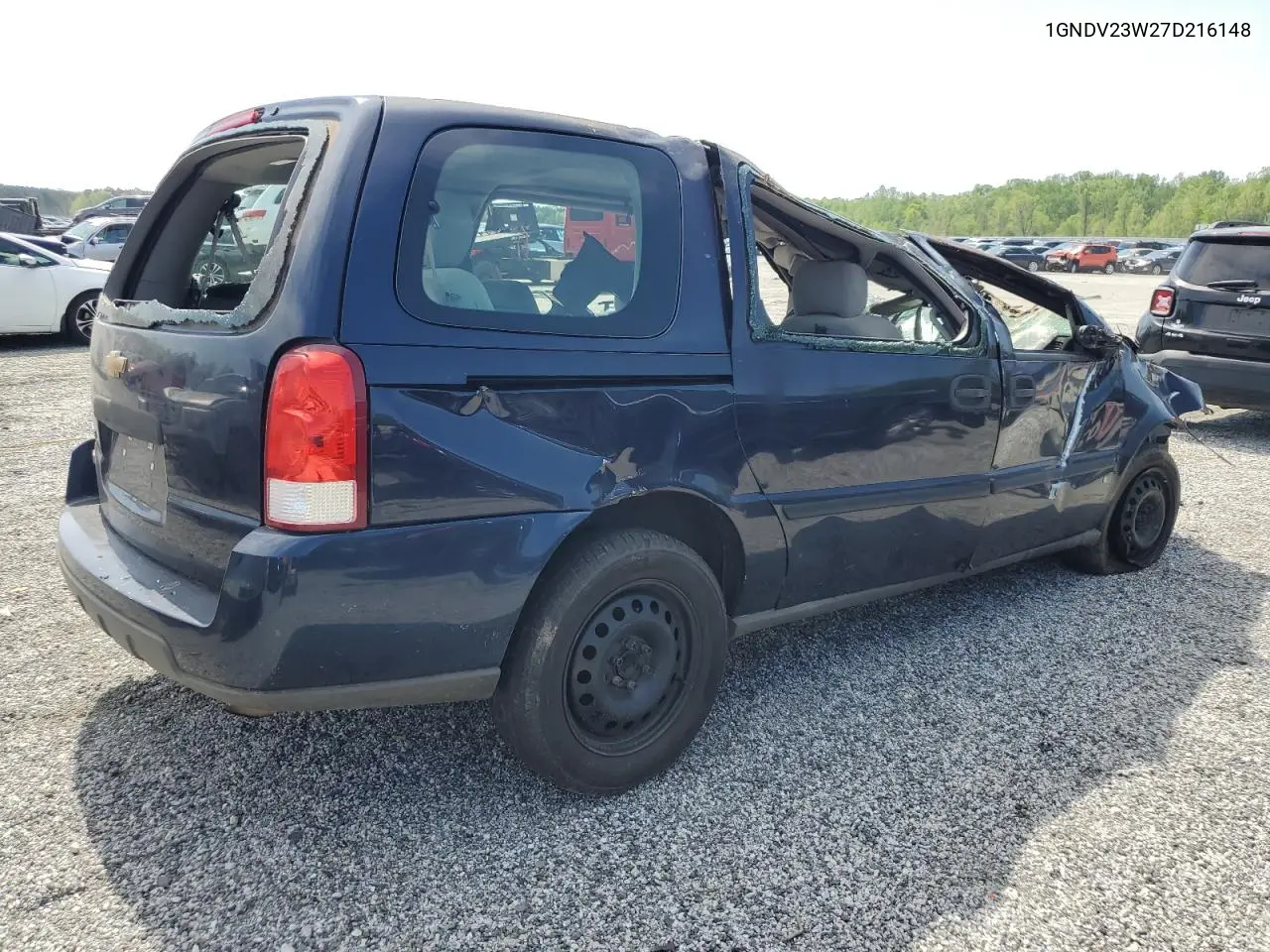 2007 Chevrolet Uplander Ls VIN: 1GNDV23W27D216148 Lot: 52876455