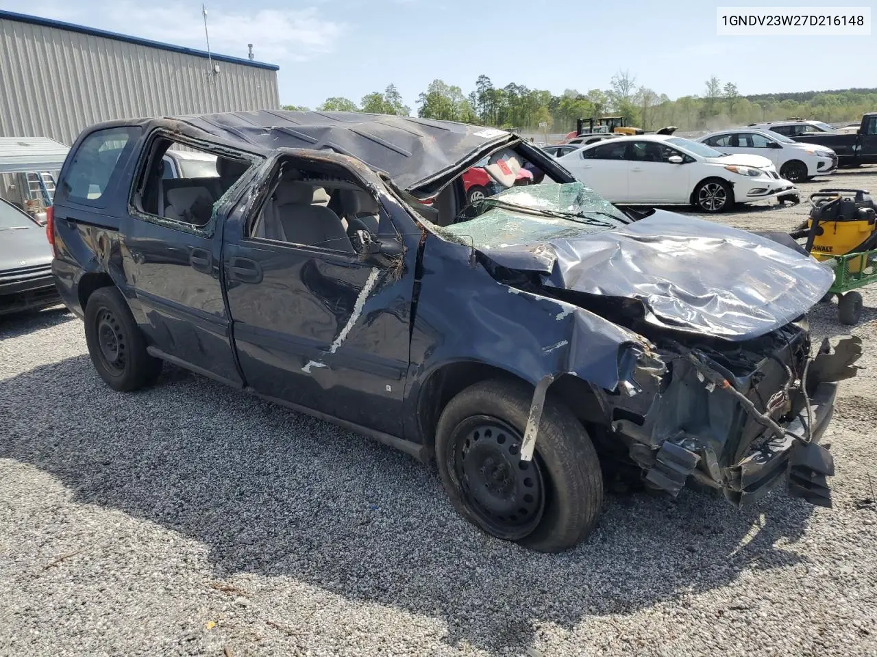 2007 Chevrolet Uplander Ls VIN: 1GNDV23W27D216148 Lot: 52876455