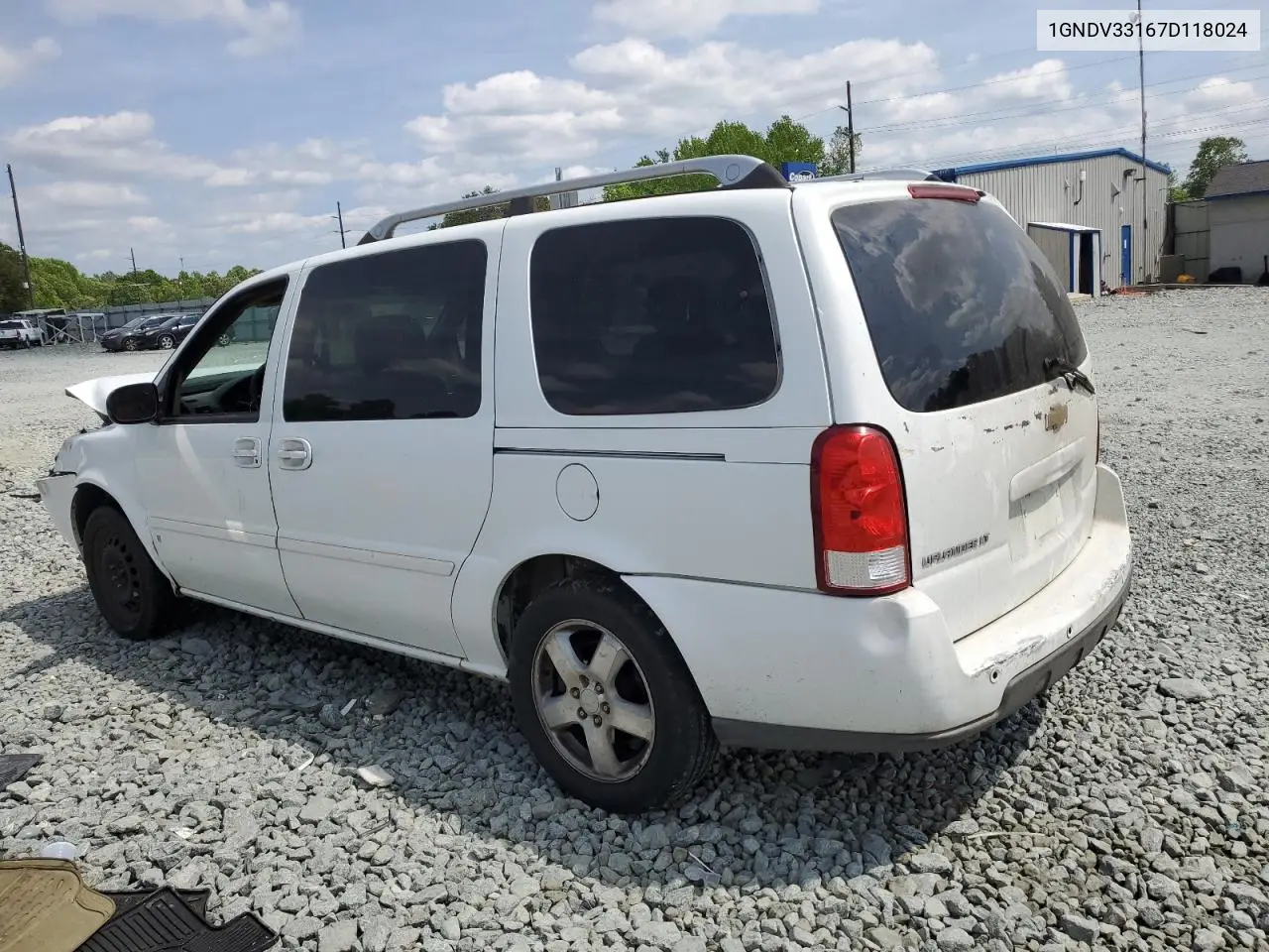 2007 Chevrolet Uplander Lt VIN: 1GNDV33167D118024 Lot: 54846805