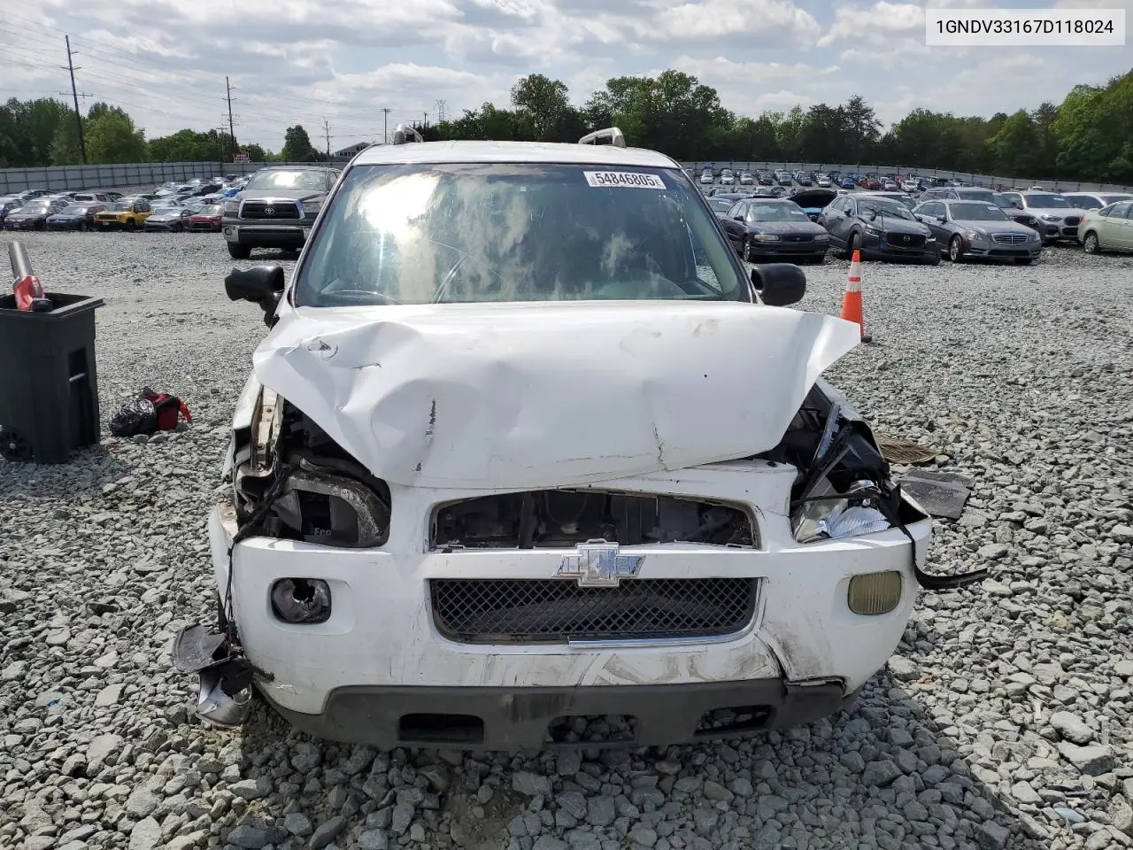 2007 Chevrolet Uplander Lt VIN: 1GNDV33167D118024 Lot: 54846805