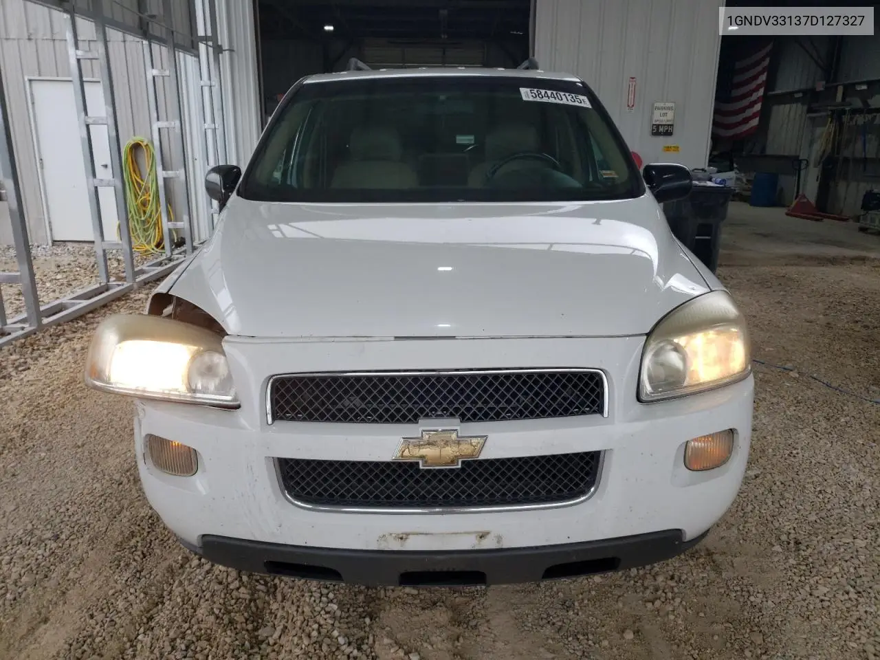2007 Chevrolet Uplander Lt VIN: 1GNDV33137D127327 Lot: 58440135