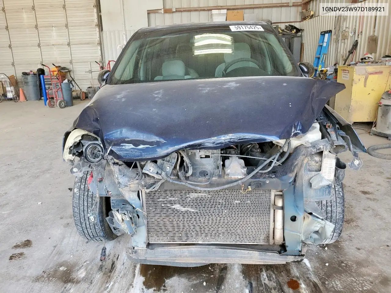 2007 Chevrolet Uplander Ls VIN: 1GNDV23W97D189921 Lot: 59175425
