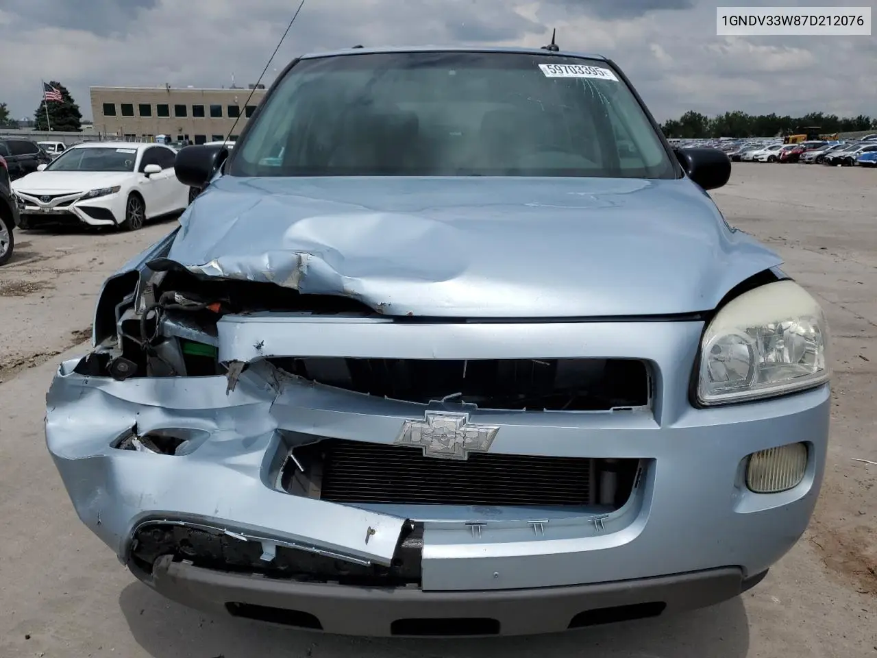 2007 Chevrolet Uplander Lt VIN: 1GNDV33W87D212076 Lot: 59703395