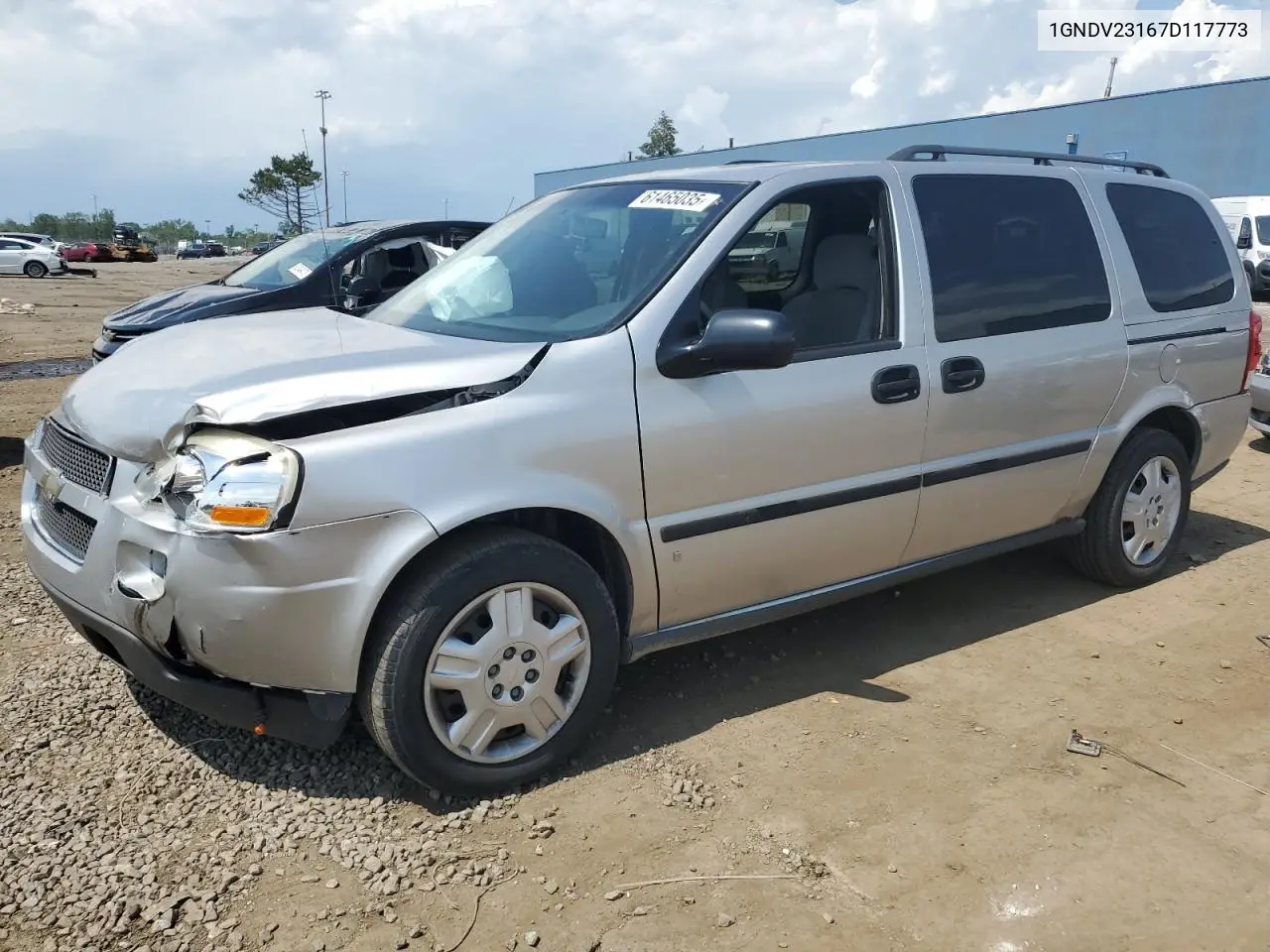 2007 Chevrolet Uplander Ls VIN: 1GNDV23167D117773 Lot: 61465035