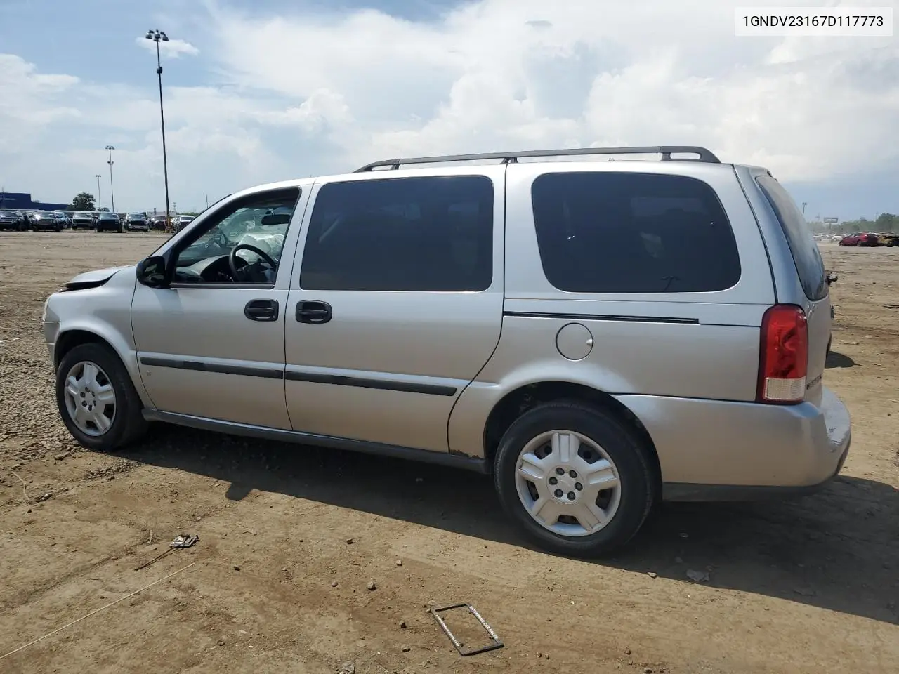 2007 Chevrolet Uplander Ls VIN: 1GNDV23167D117773 Lot: 61465035