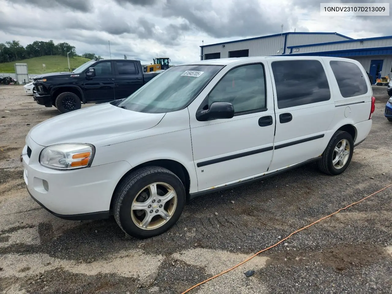 2007 Chevrolet Uplander Ls VIN: 1GNDV23107D213009 Lot: 61845705