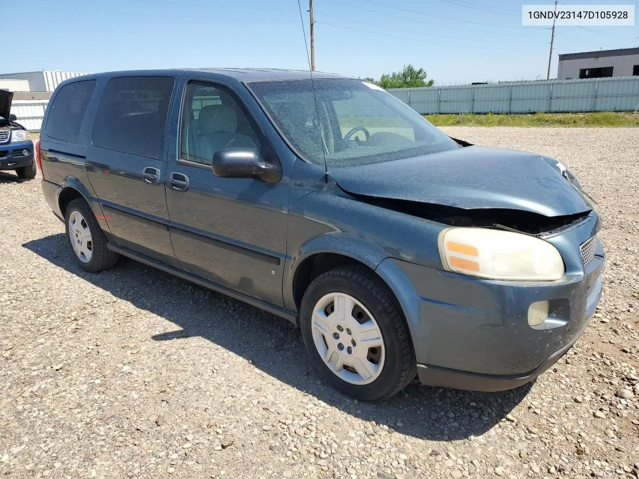2007 Chevrolet Uplander Ls VIN: 1GNDV23147D105928 Lot: 61968735