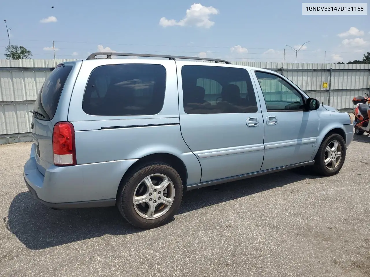2007 Chevrolet Uplander Lt VIN: 1GNDV33147D131158 Lot: 62756515