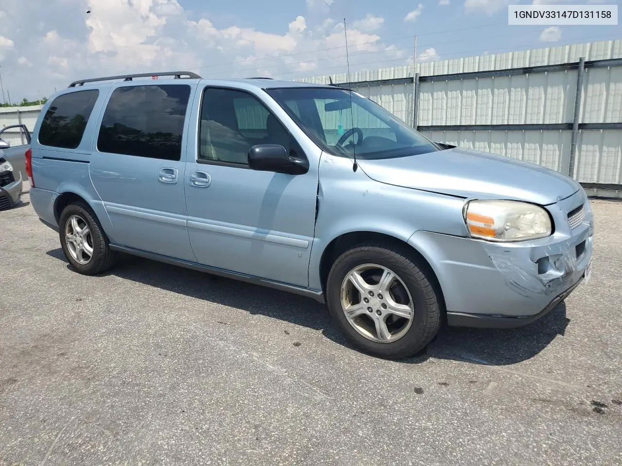 2007 Chevrolet Uplander Lt VIN: 1GNDV33147D131158 Lot: 62756515