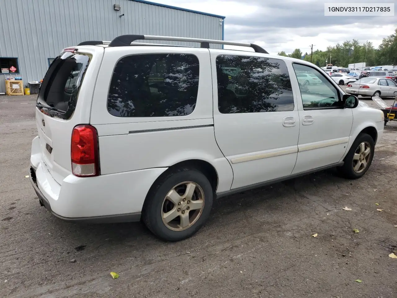 2007 Chevrolet Uplander Lt VIN: 1GNDV33117D217835 Lot: 62764715