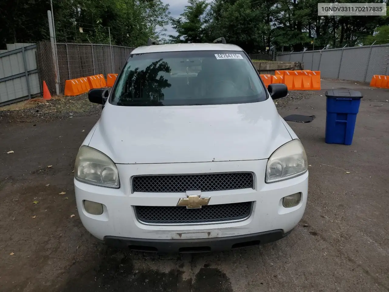 2007 Chevrolet Uplander Lt VIN: 1GNDV33117D217835 Lot: 62764715