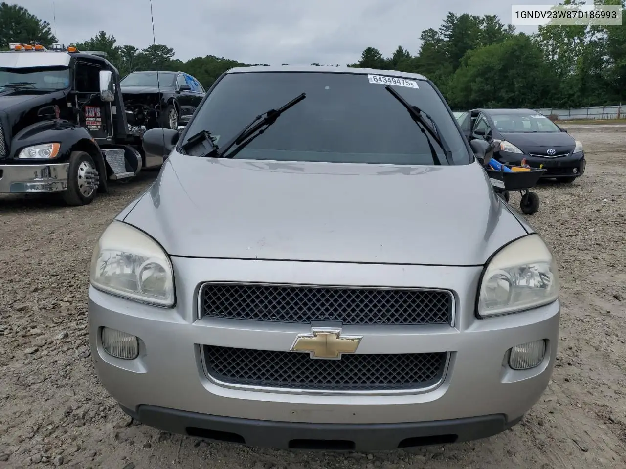 2007 Chevrolet Uplander Ls VIN: 1GNDV23W87D186993 Lot: 64349475