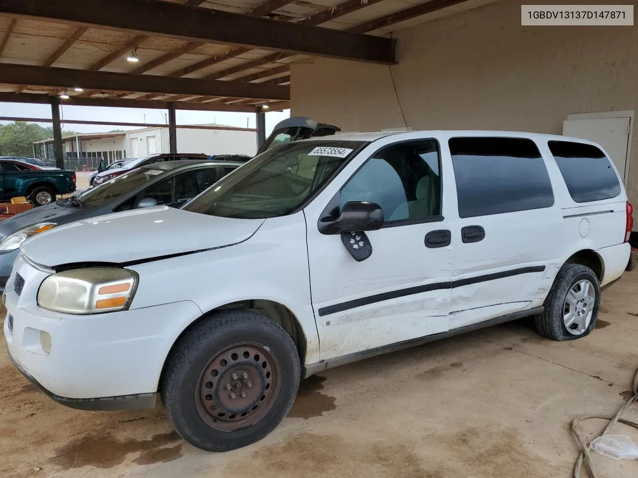 2007 Chevrolet Uplander Incomplete VIN: 1GBDV13137D147871 Lot: 65573554
