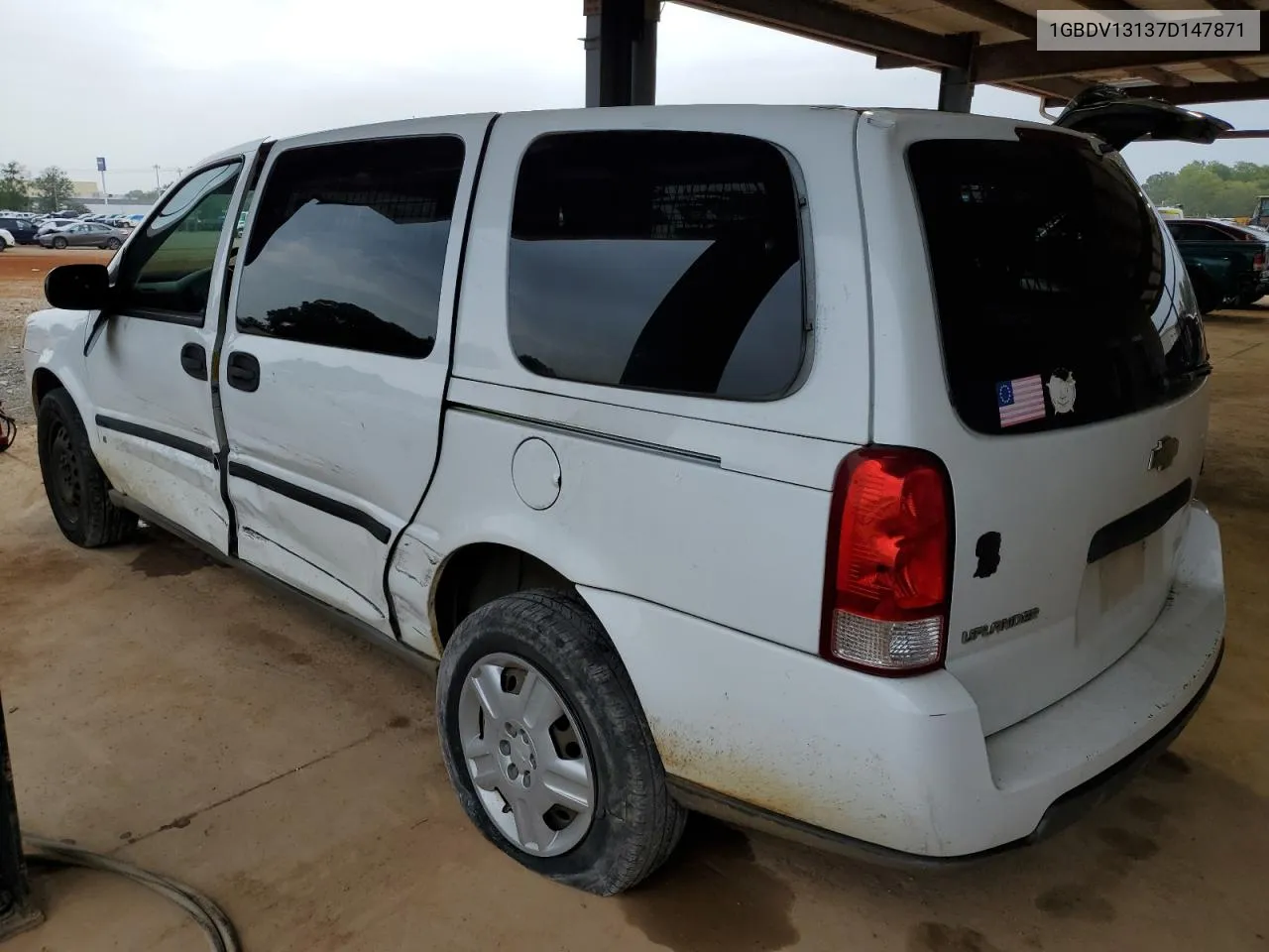 2007 Chevrolet Uplander Incomplete VIN: 1GBDV13137D147871 Lot: 65573554