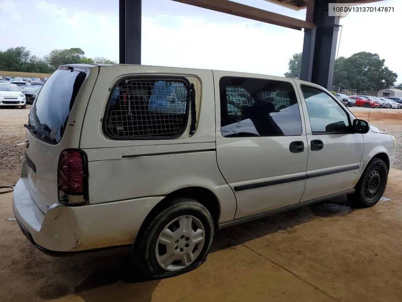 2007 Chevrolet Uplander Incomplete VIN: 1GBDV13137D147871 Lot: 65573554