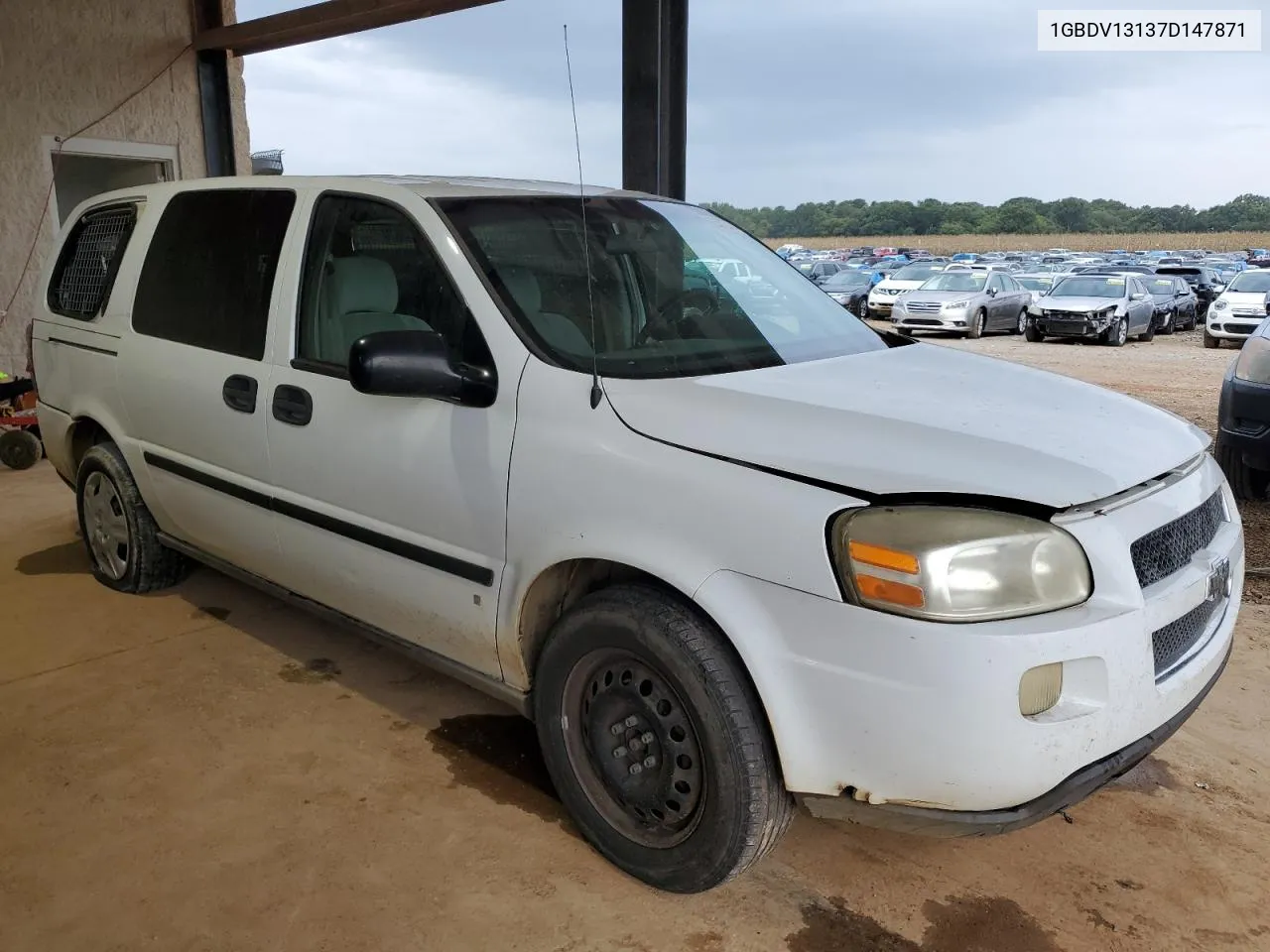 2007 Chevrolet Uplander Incomplete VIN: 1GBDV13137D147871 Lot: 65573554