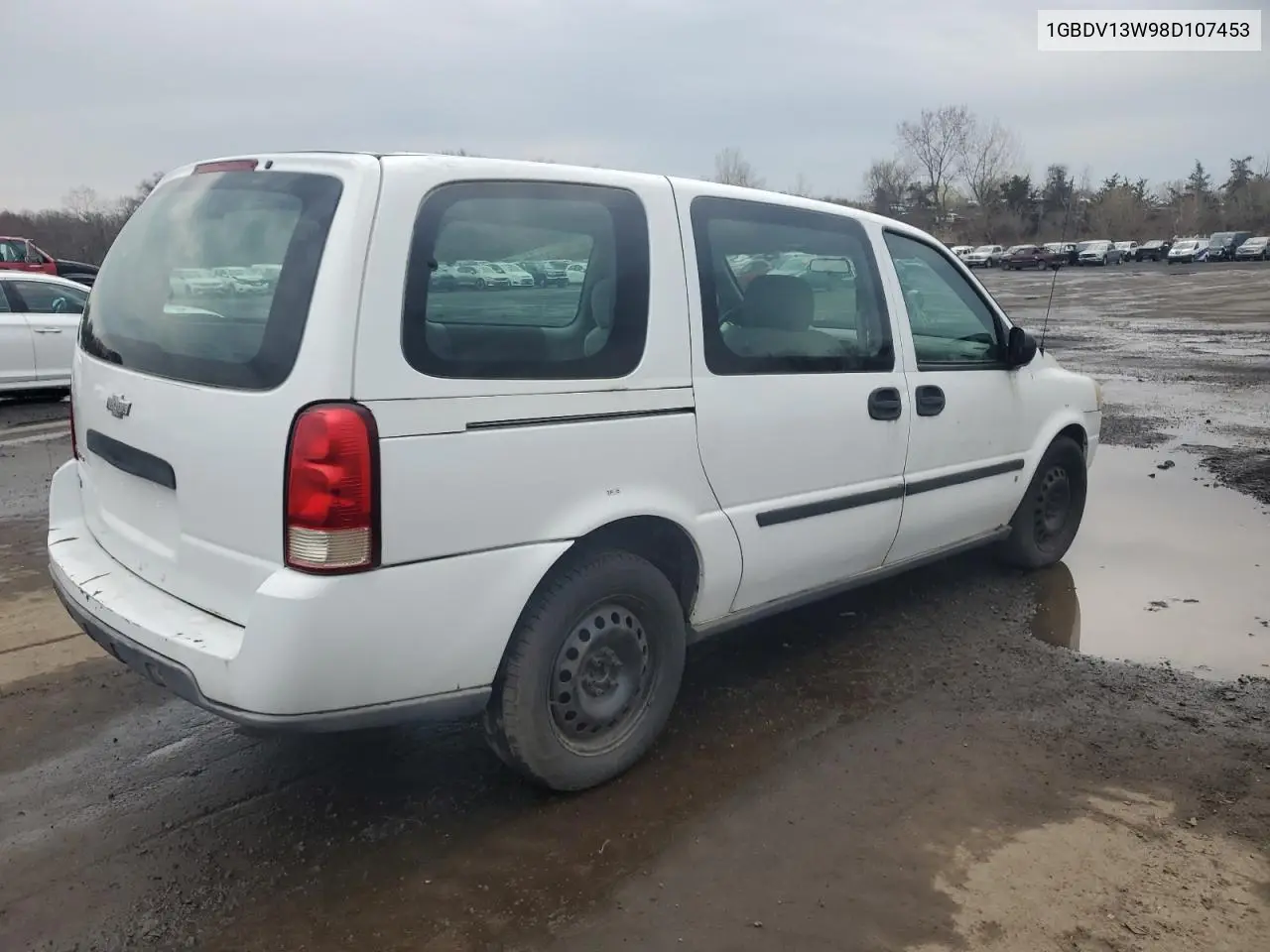 2008 Chevrolet Uplander Incomplete VIN: 1GBDV13W98D107453 Lot: 50994205