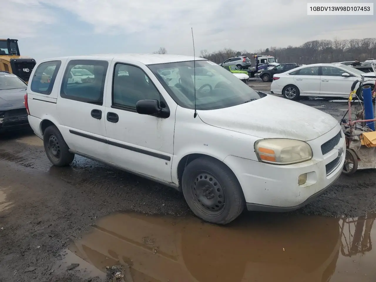 2008 Chevrolet Uplander Incomplete VIN: 1GBDV13W98D107453 Lot: 50994205