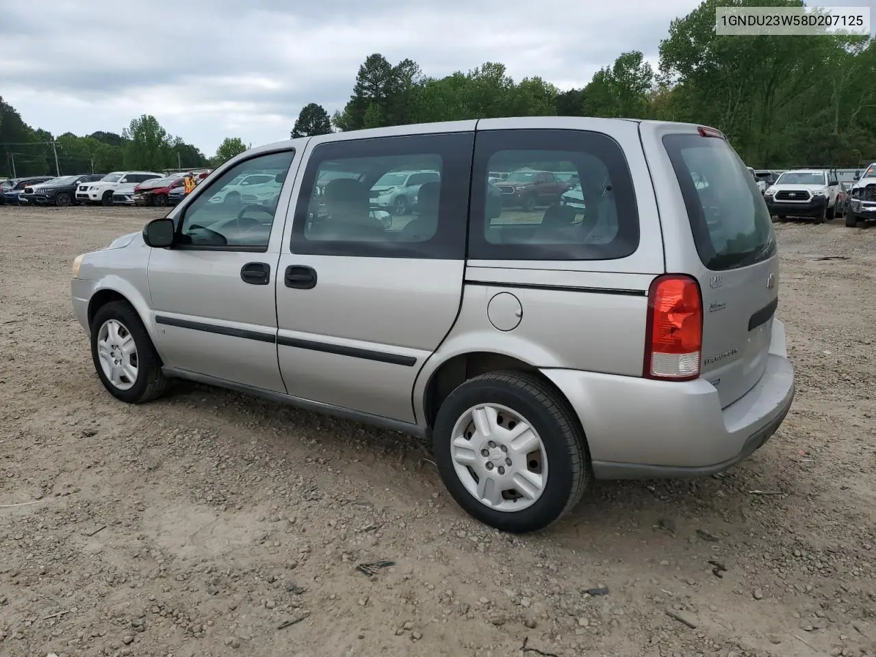 2008 Chevrolet Uplander Ls VIN: 1GNDU23W58D207125 Lot: 52965595