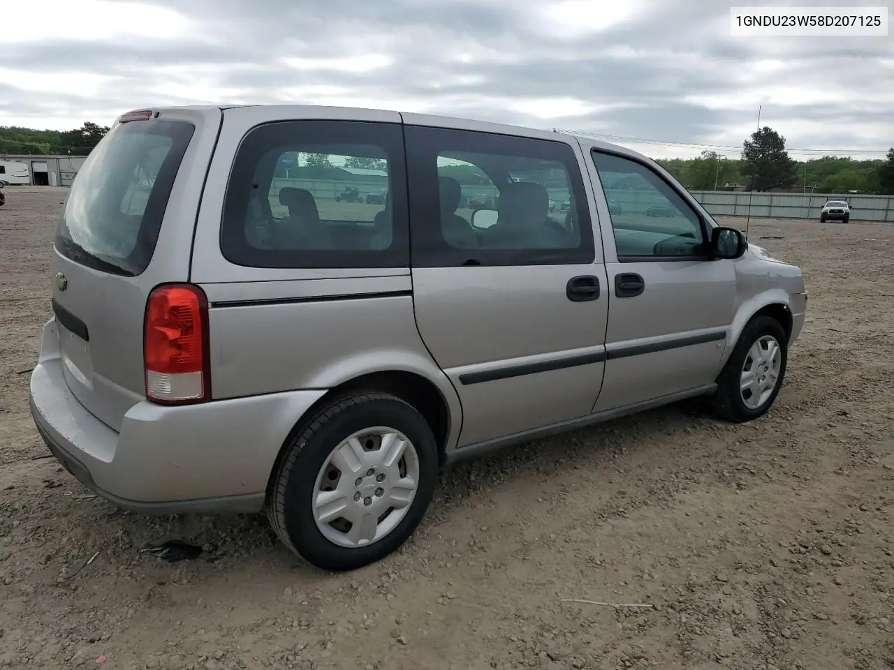 2008 Chevrolet Uplander Ls VIN: 1GNDU23W58D207125 Lot: 52965595