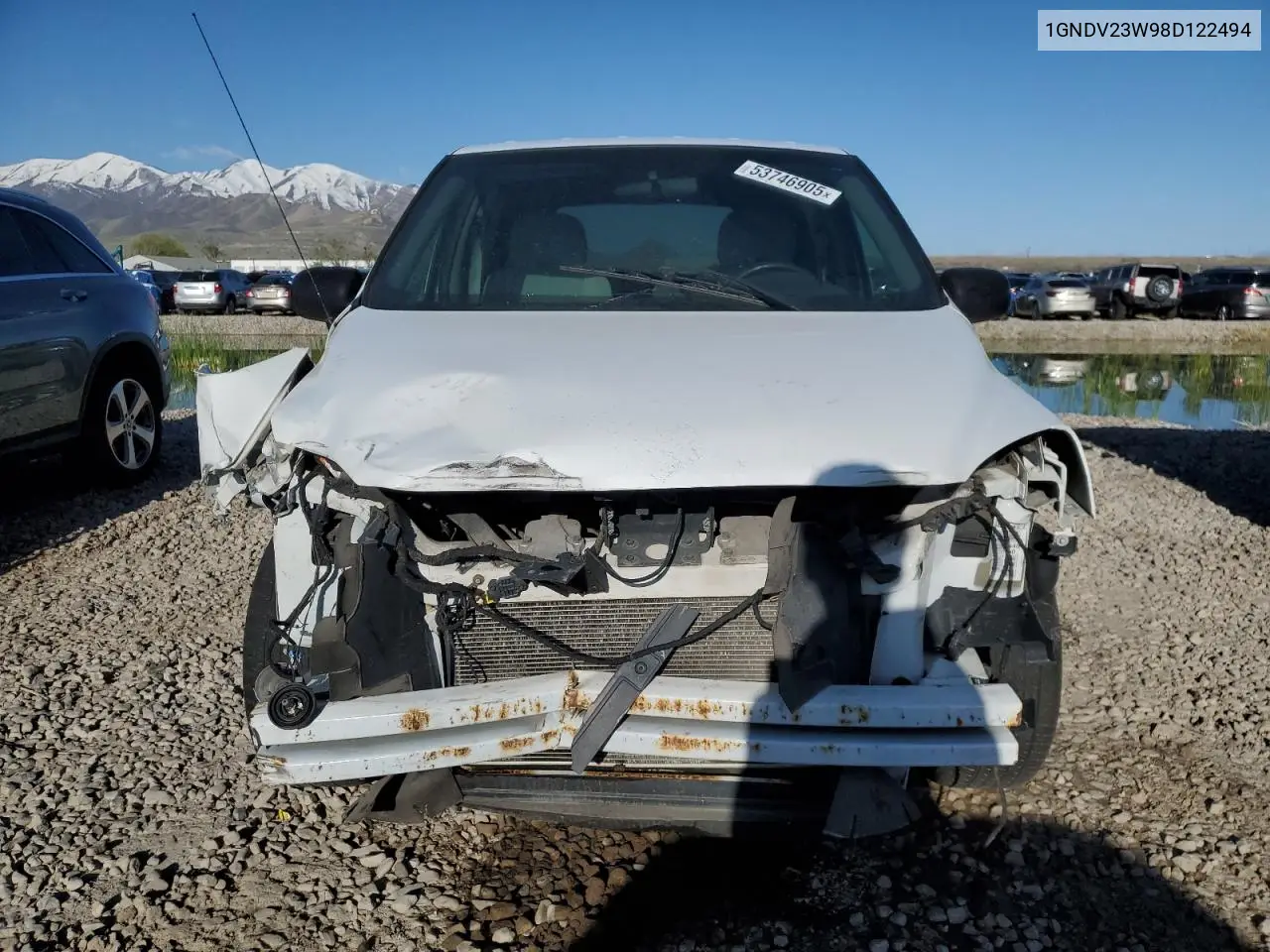 2008 Chevrolet Uplander Ls VIN: 1GNDV23W98D122494 Lot: 53746905