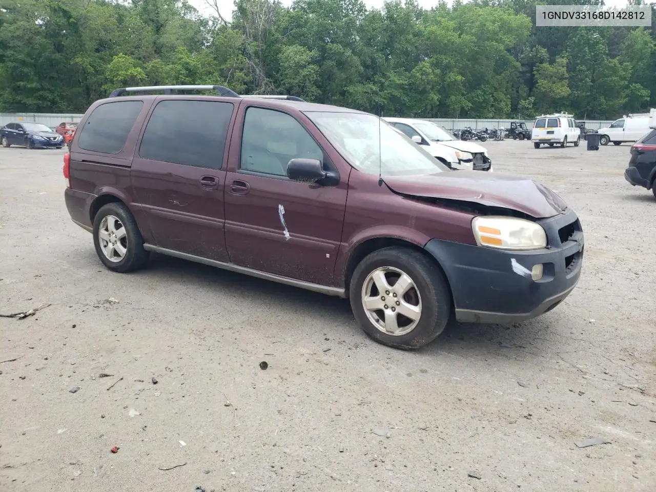 2008 Chevrolet Uplander Lt VIN: 1GNDV33168D142812 Lot: 53757715