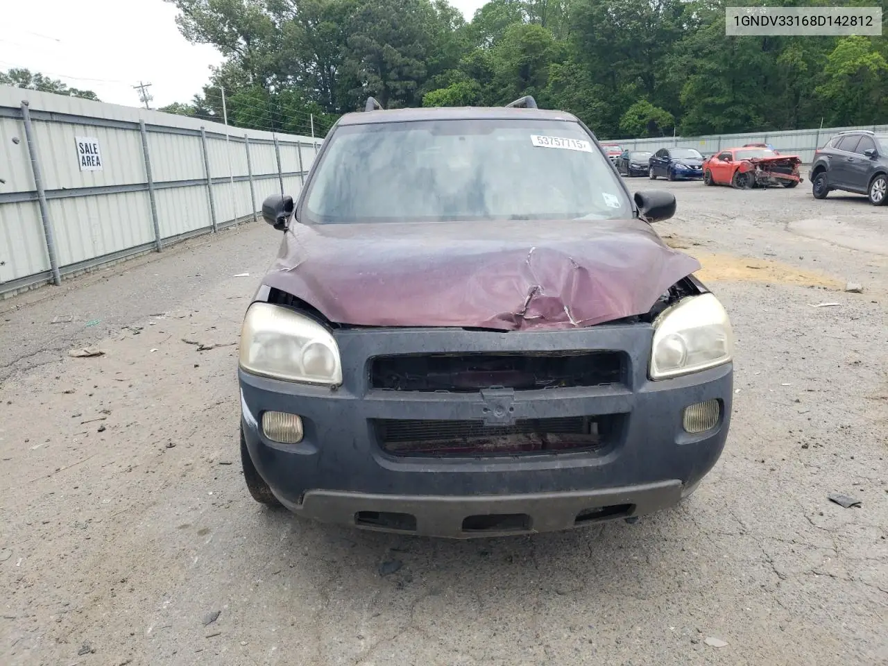 2008 Chevrolet Uplander Lt VIN: 1GNDV33168D142812 Lot: 53757715