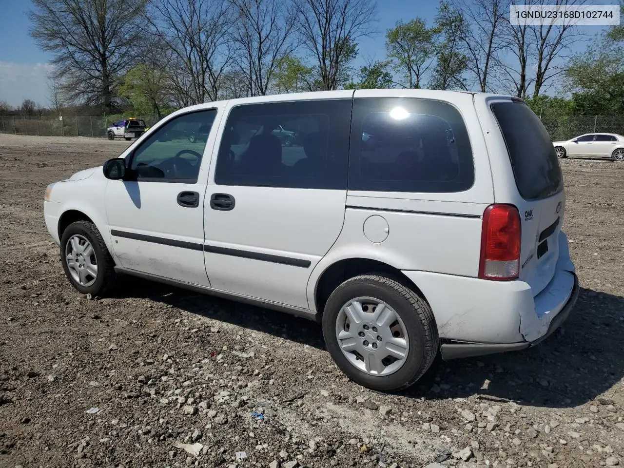 2008 Chevrolet Uplander Ls VIN: 1GNDU23168D102744 Lot: 54418905