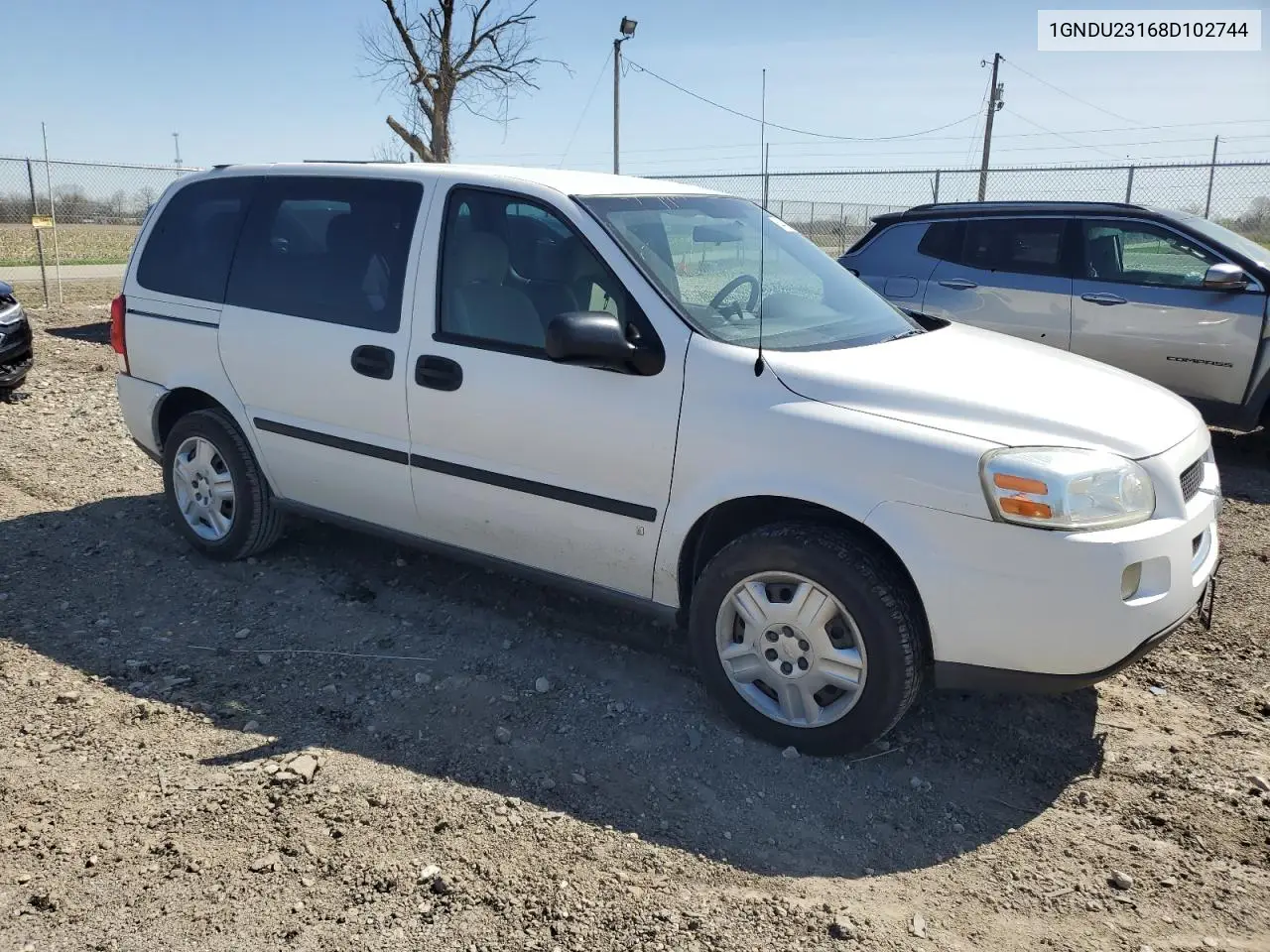 2008 Chevrolet Uplander Ls VIN: 1GNDU23168D102744 Lot: 54418905