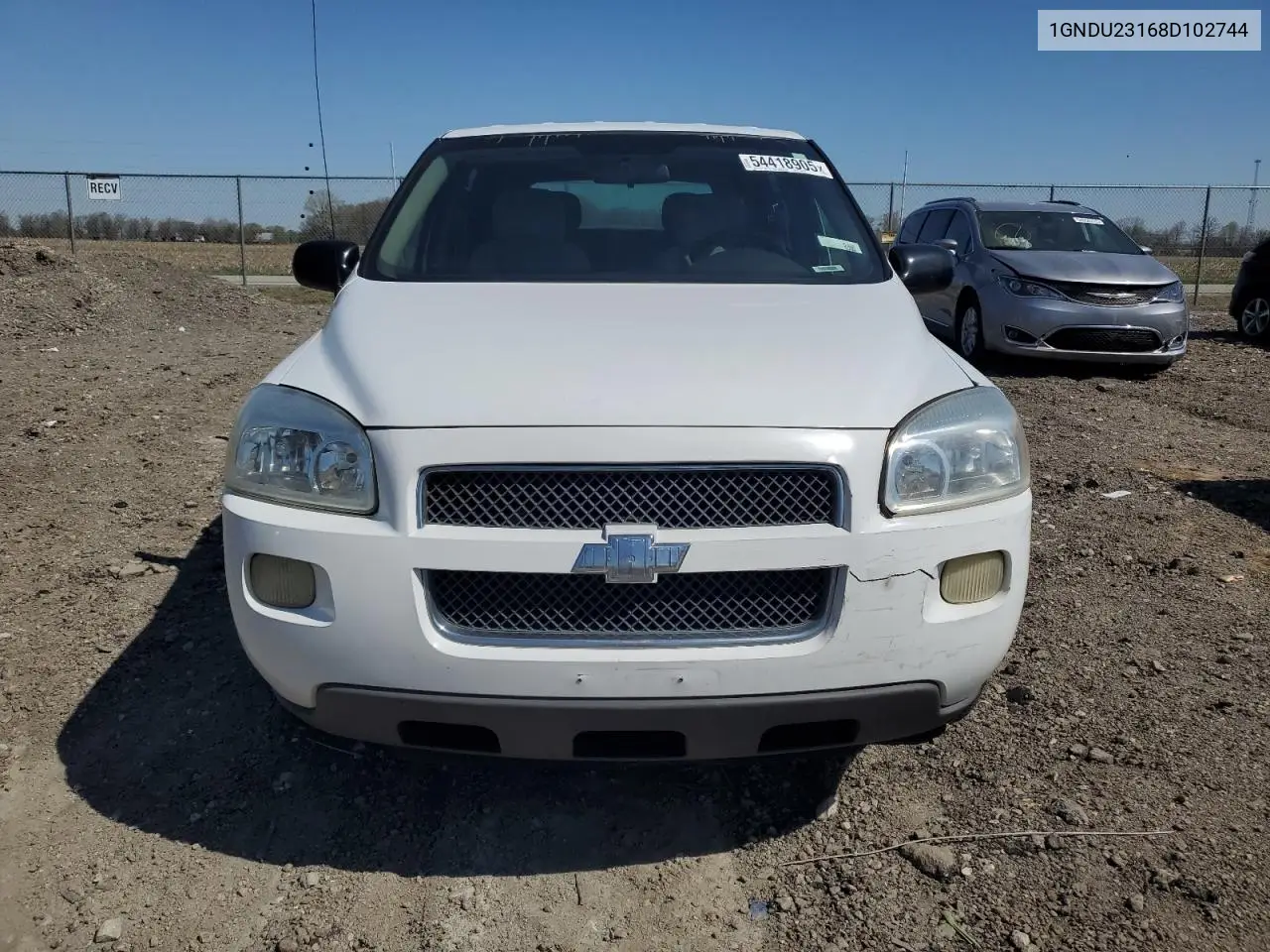2008 Chevrolet Uplander Ls VIN: 1GNDU23168D102744 Lot: 54418905