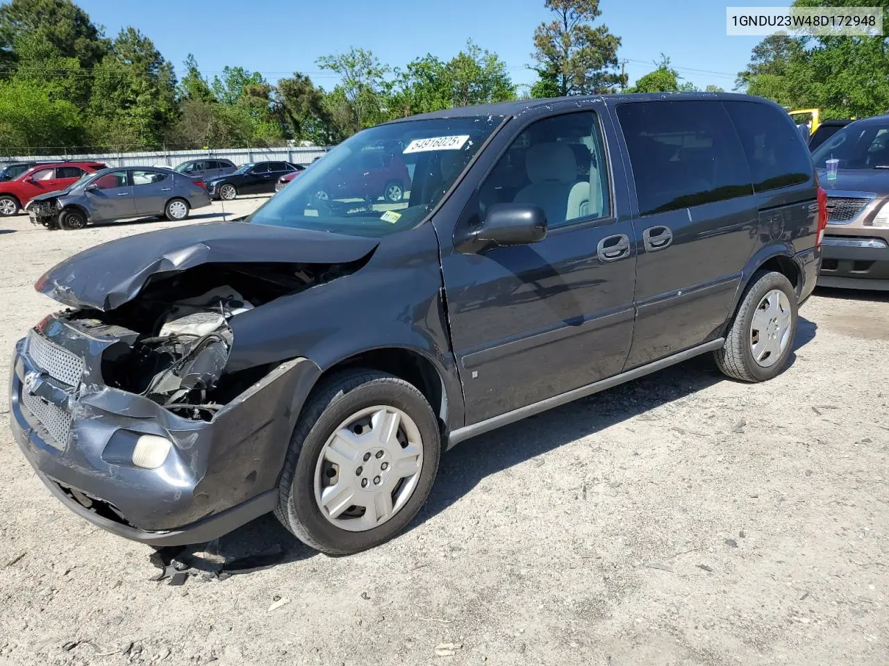 2008 Chevrolet Uplander Ls VIN: 1GNDU23W48D172948 Lot: 54916025