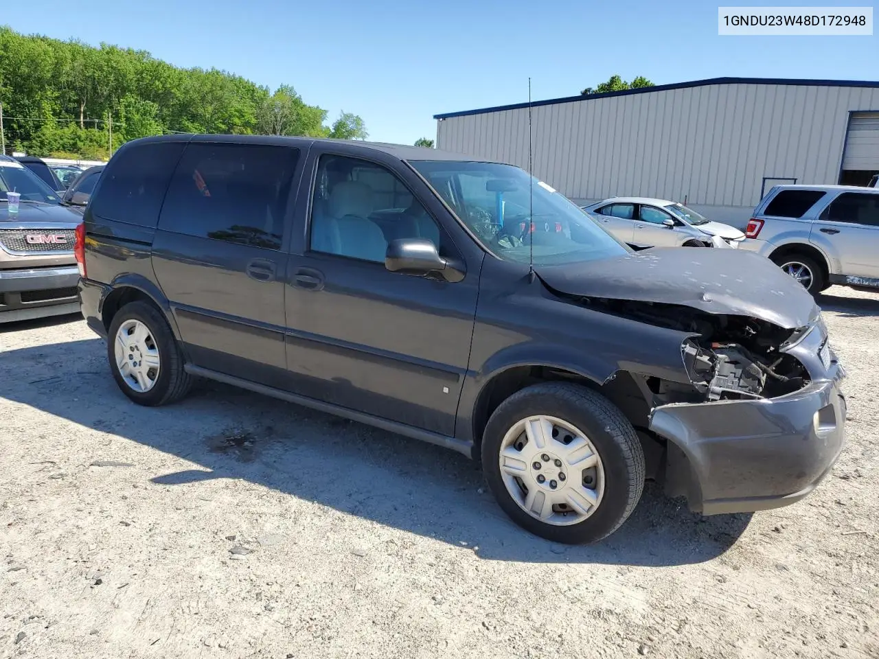 2008 Chevrolet Uplander Ls VIN: 1GNDU23W48D172948 Lot: 54916025