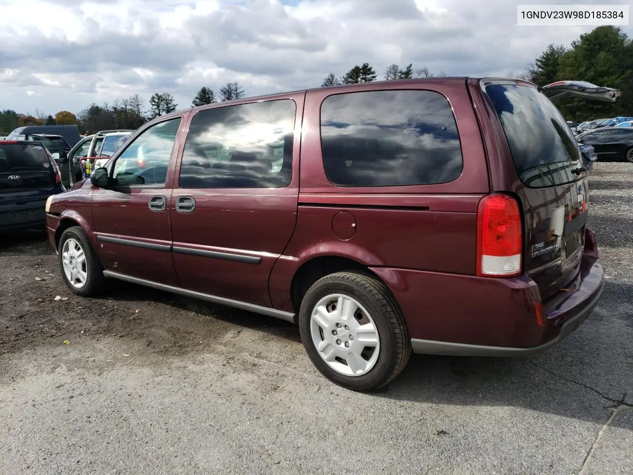 2008 Chevrolet Uplander Ls VIN: 1GNDV23W98D185384 Lot: 55041815