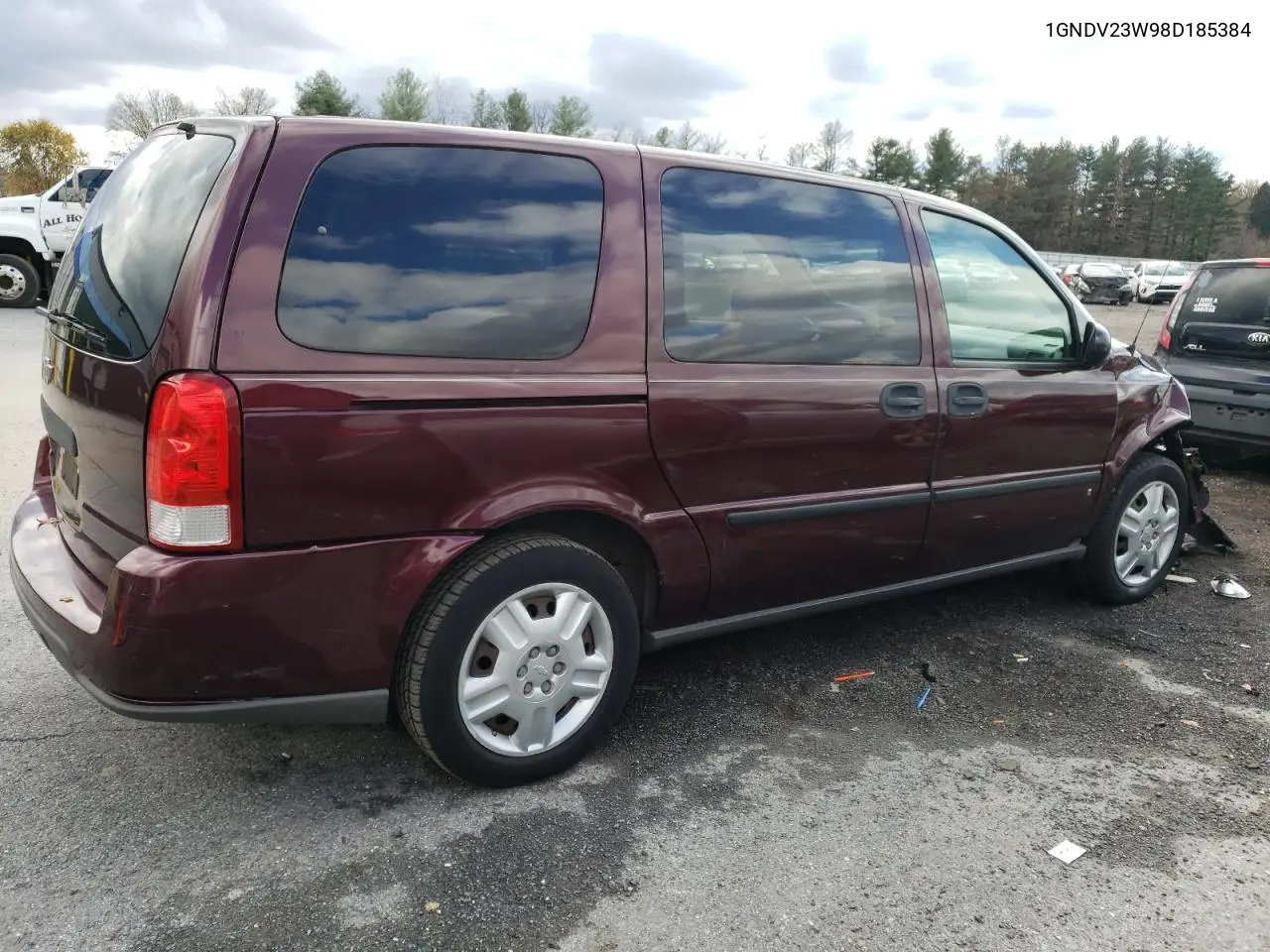 2008 Chevrolet Uplander Ls VIN: 1GNDV23W98D185384 Lot: 55041815
