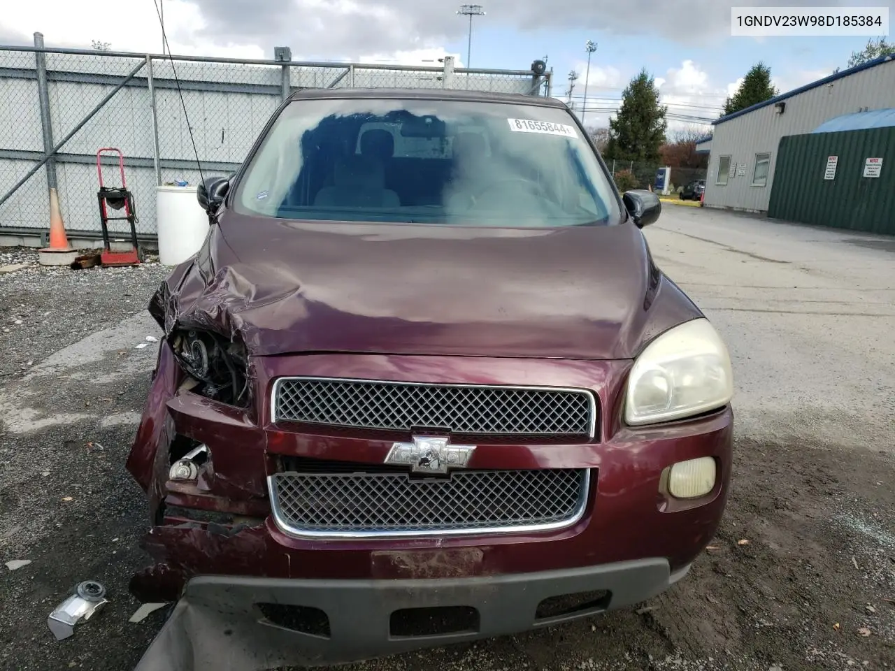2008 Chevrolet Uplander Ls VIN: 1GNDV23W98D185384 Lot: 55041815