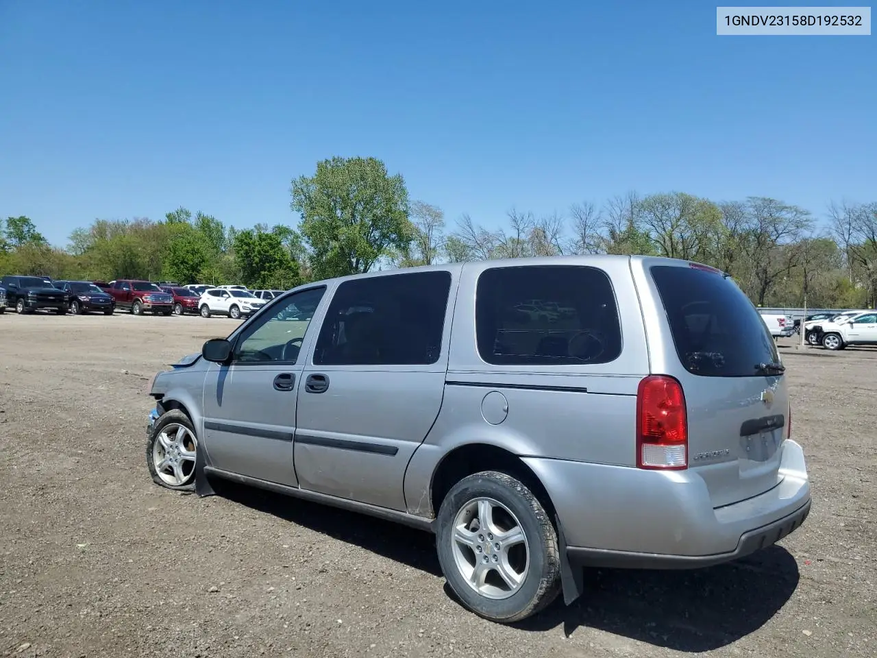 2008 Chevrolet Uplander Ls VIN: 1GNDV23158D192532 Lot: 55404335