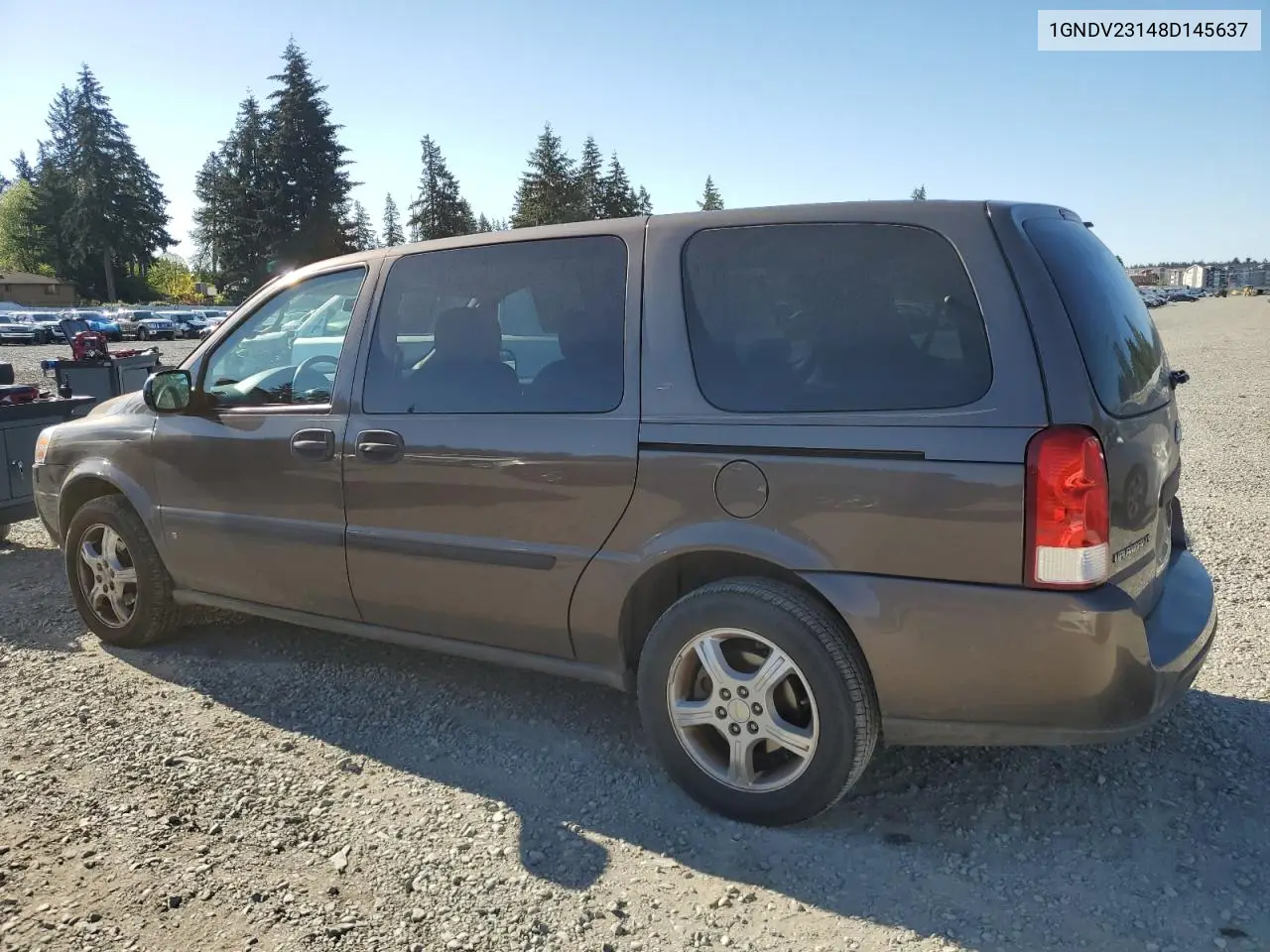 2008 Chevrolet Uplander Ls VIN: 1GNDV23148D145637 Lot: 55482495