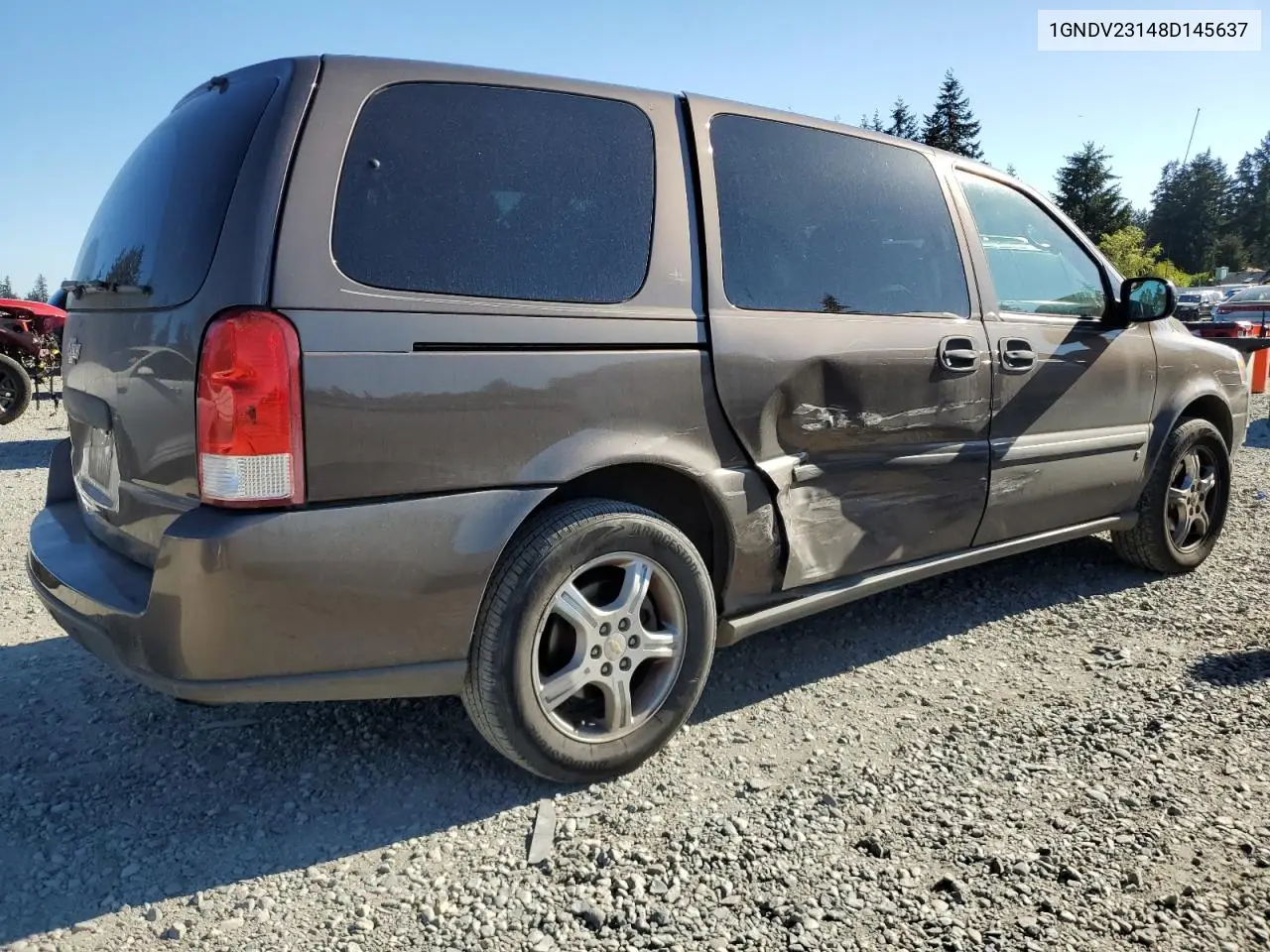 2008 Chevrolet Uplander Ls VIN: 1GNDV23148D145637 Lot: 55482495