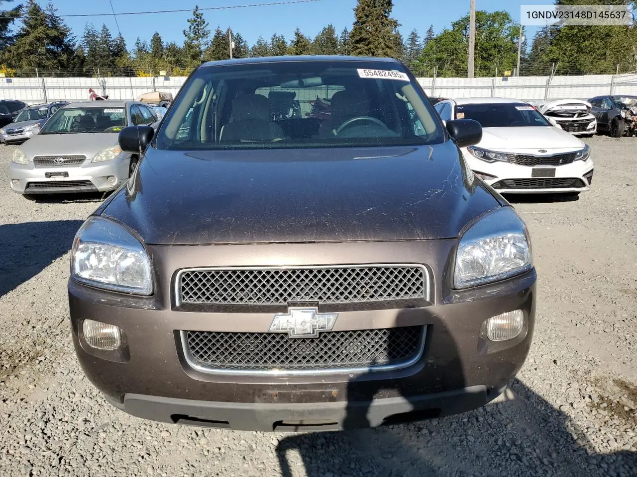 2008 Chevrolet Uplander Ls VIN: 1GNDV23148D145637 Lot: 55482495