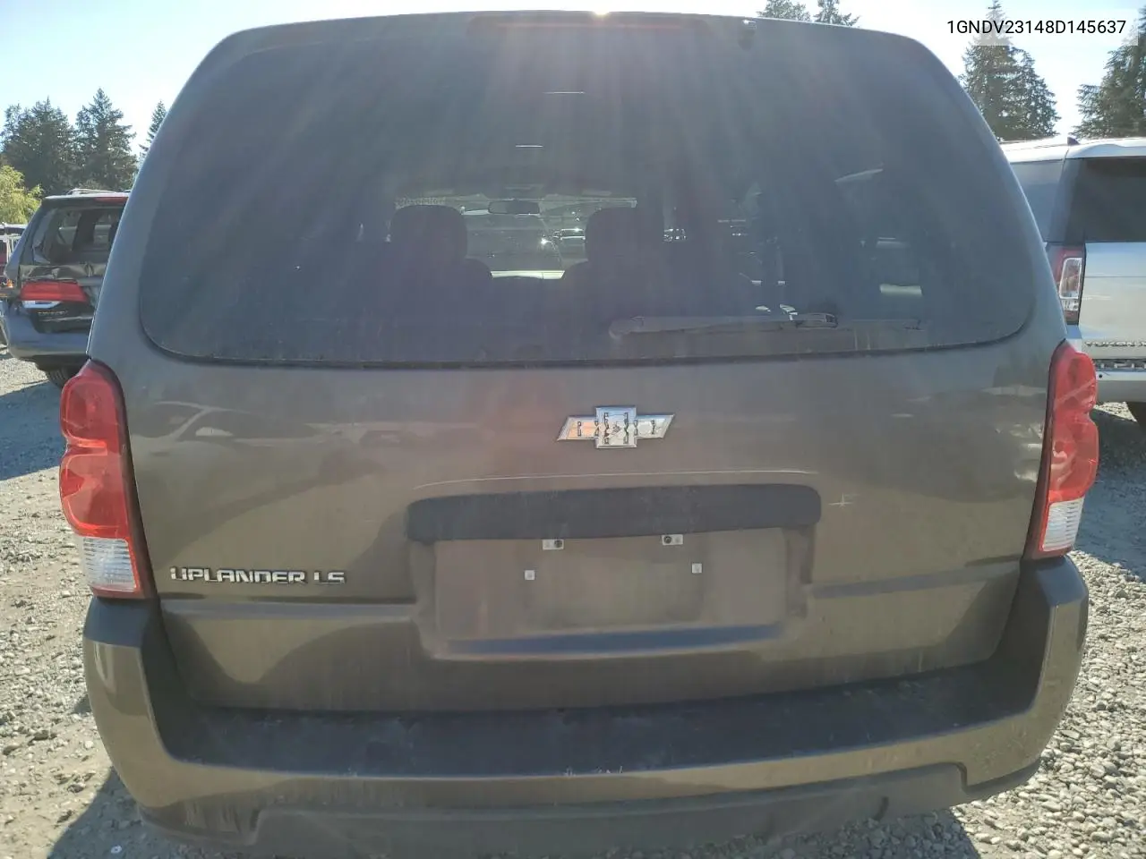 2008 Chevrolet Uplander Ls VIN: 1GNDV23148D145637 Lot: 55482495