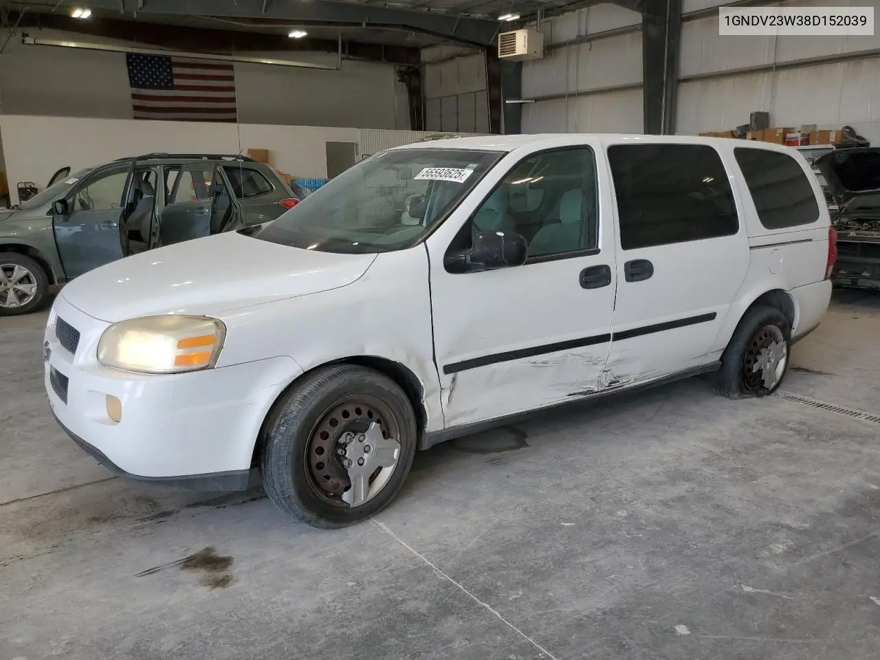 2008 Chevrolet Uplander Ls VIN: 1GNDV23W38D152039 Lot: 56593625