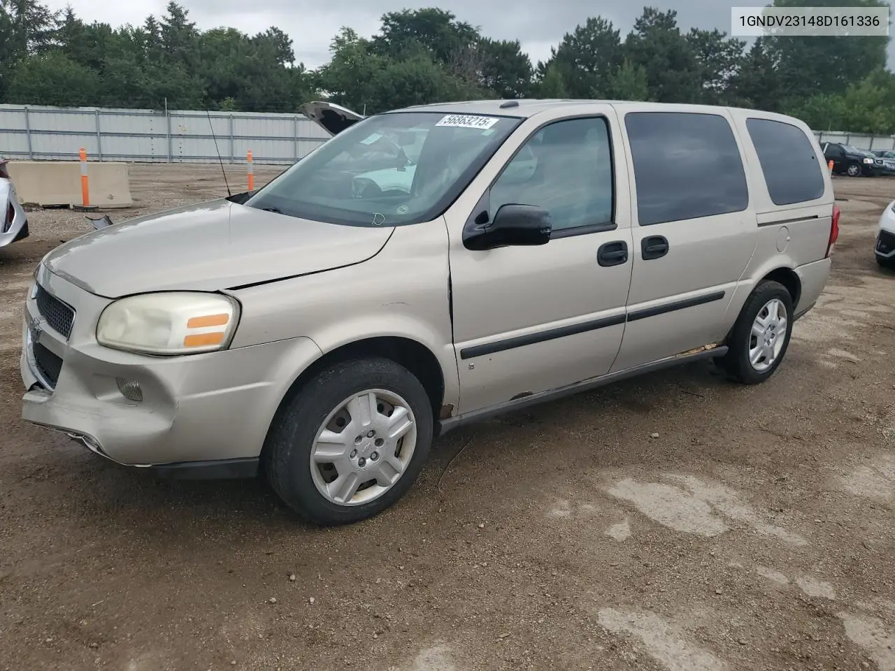 2008 Chevrolet Uplander Ls VIN: 1GNDV23148D161336 Lot: 56863215