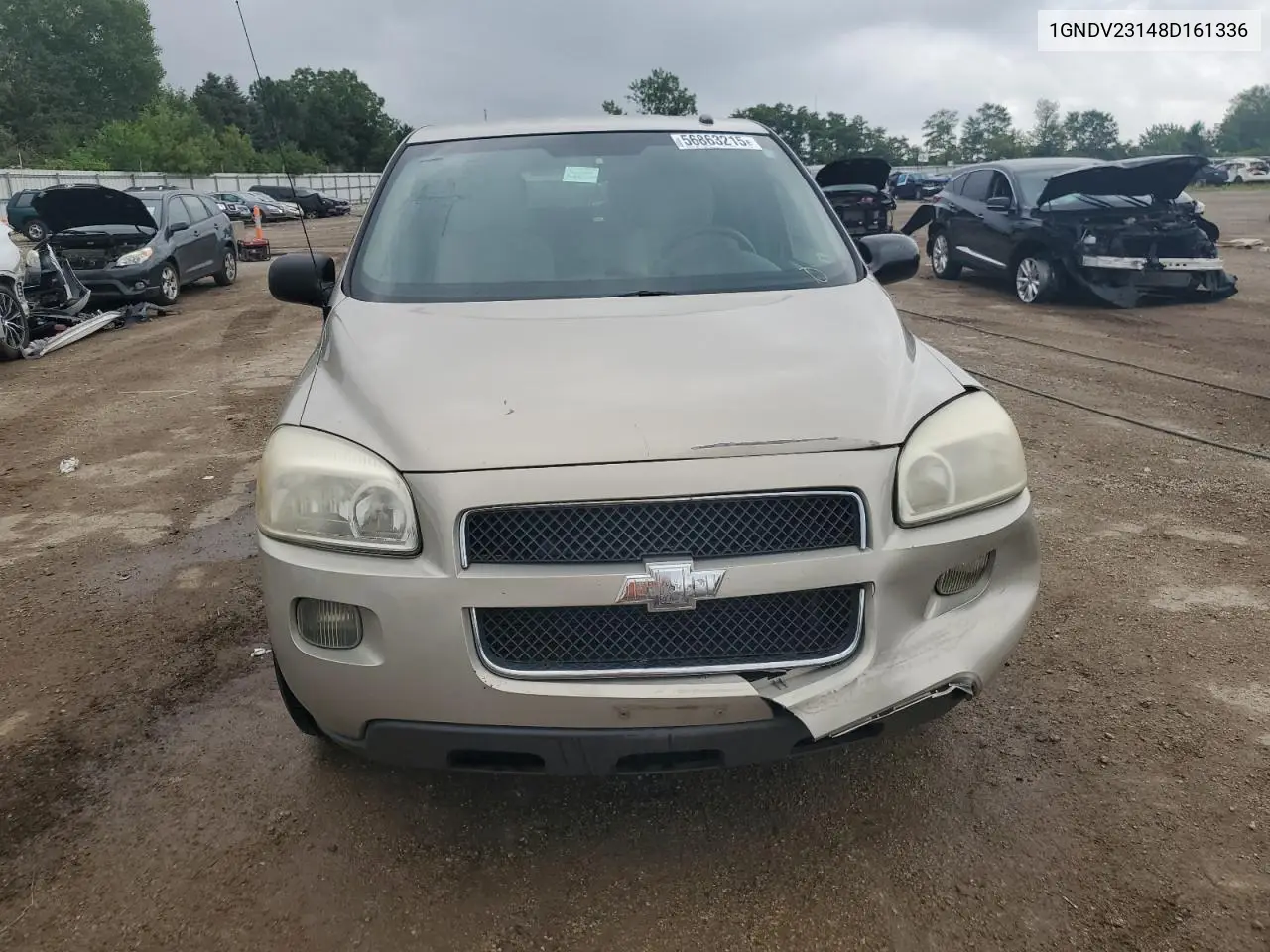 2008 Chevrolet Uplander Ls VIN: 1GNDV23148D161336 Lot: 56863215