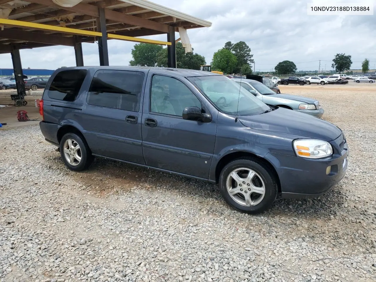 2008 Chevrolet Uplander Ls VIN: 1GNDV23188D138884 Lot: 56898615