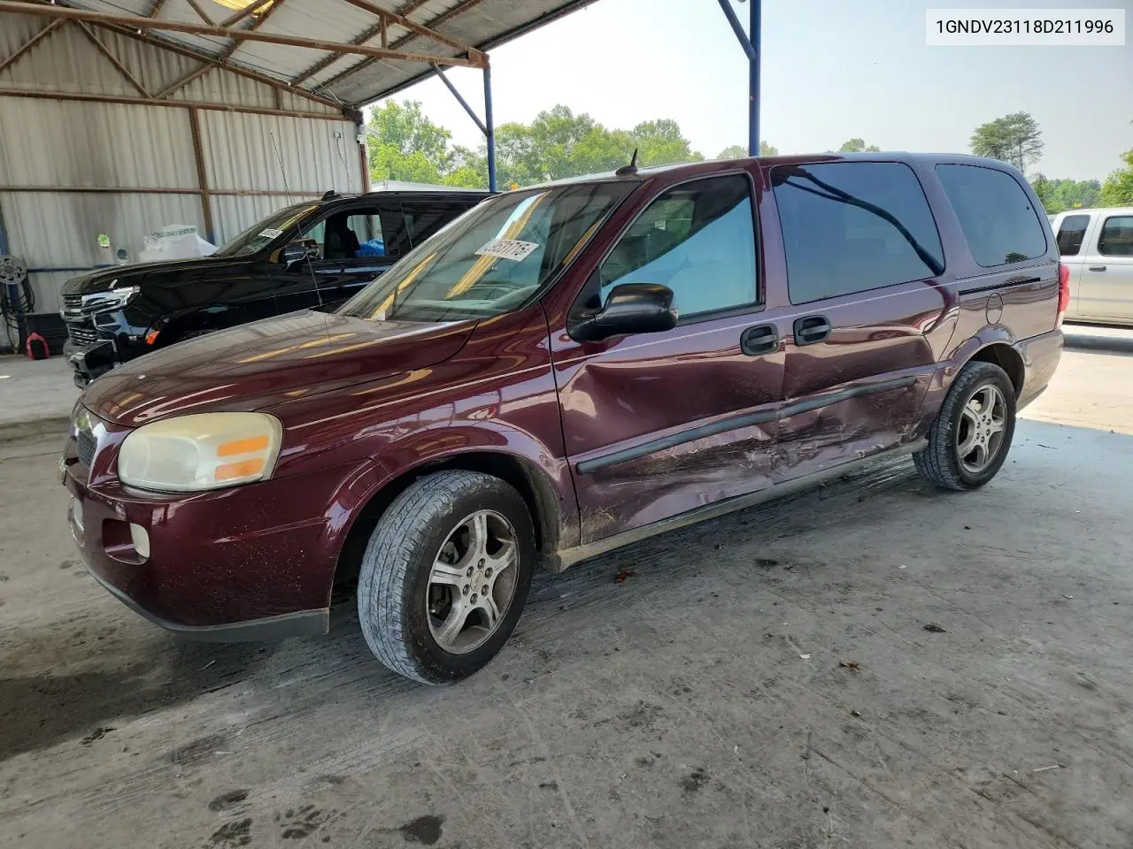 2008 Chevrolet Uplander Ls VIN: 1GNDV23118D211996 Lot: 59531715
